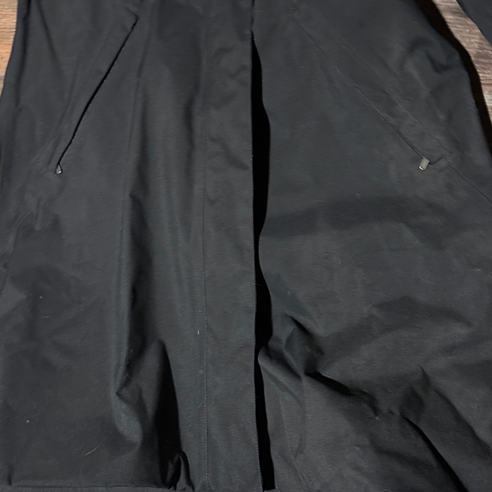 Patagonia Women's Black Trench Coat Winter Jacket Sz L - Picture 4 of 6